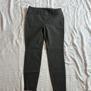 The Limited grey polka dot trouser